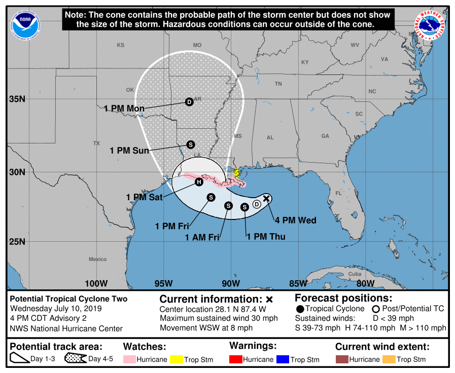 Potential Tropical Cyclone Two expected to become a tropical storm on ...
